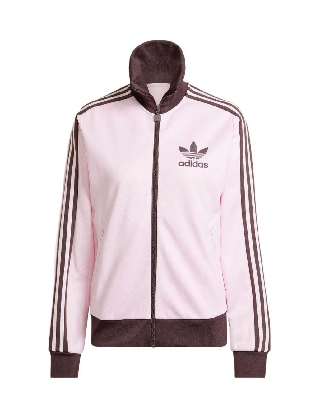 ADIDAS Originals Beckenbauer Track Top Women Jacket Pink Brown IR6088 Size S NWT